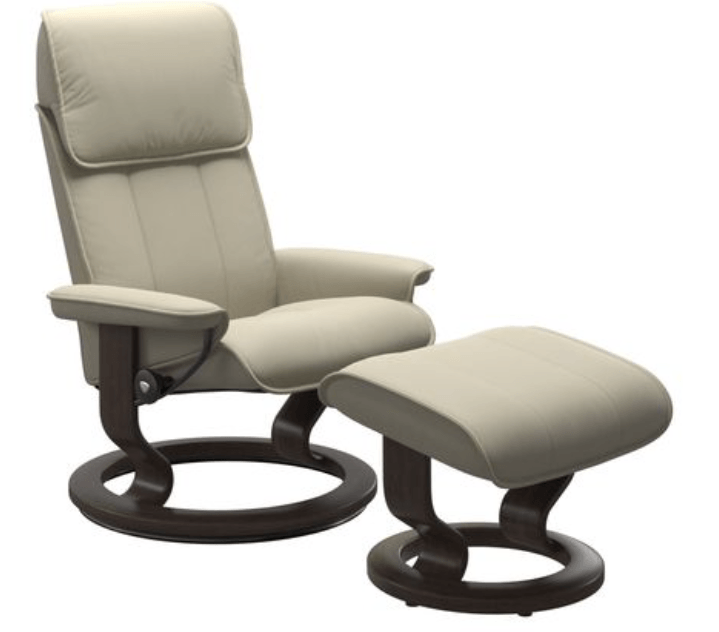 Stressless Admiral Recliner with Ottoman