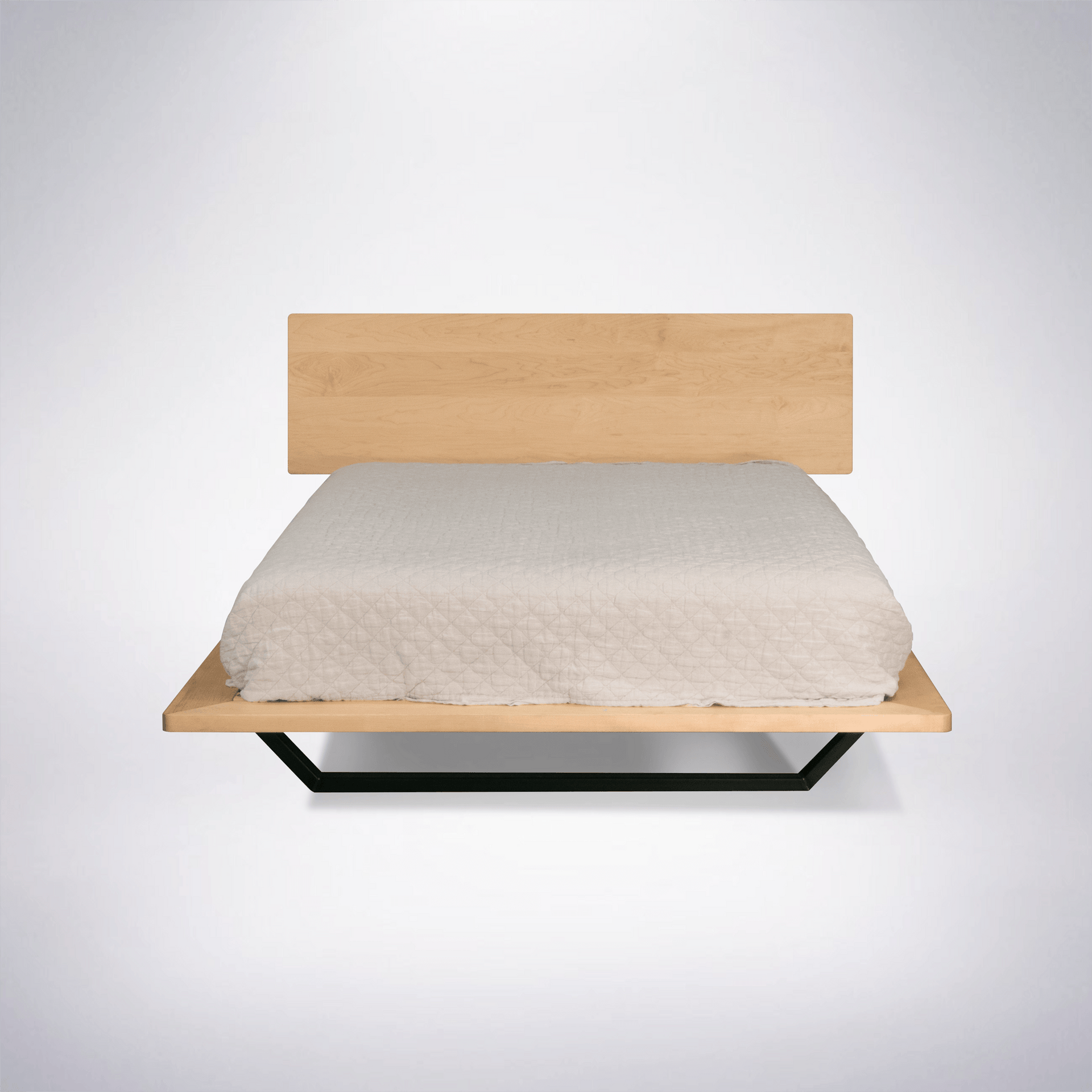 Maple wood bed frame deals