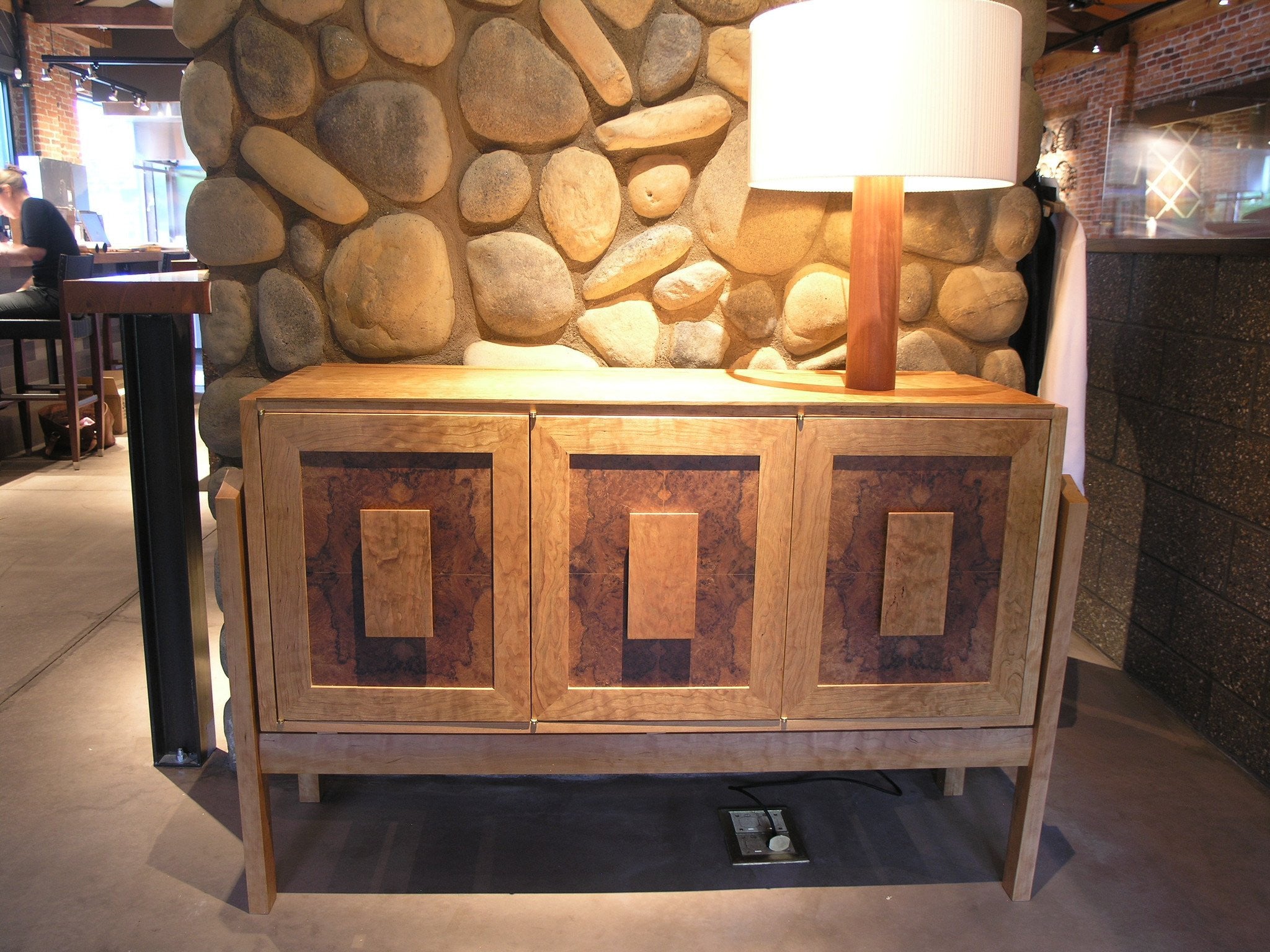 Custom  Console Table Solid Wood Handmade Organic