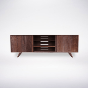 Modern Entertainment Console - Solid Wood Modern Furniture
