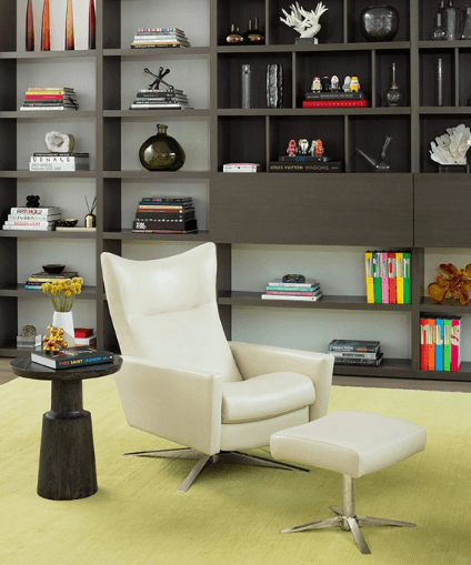 American Leather STRATUS Comfort Air Chair Ottoman