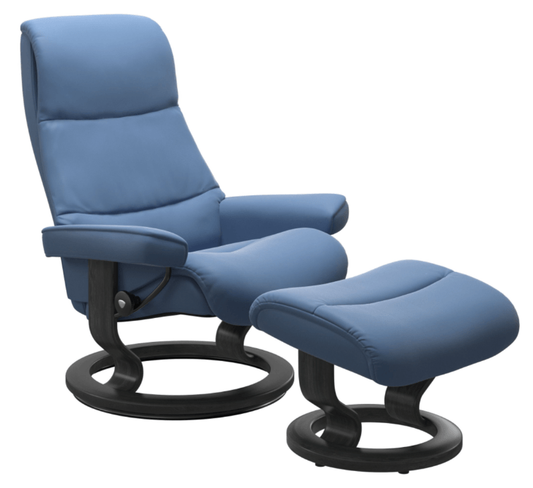 Stressless View Recliner with Ottoman