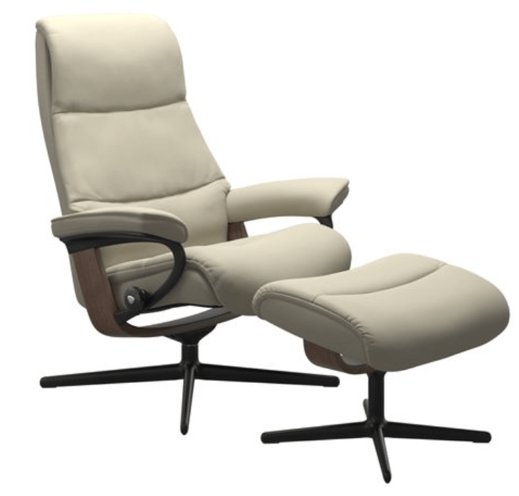 Stressless View Recliner with Ottoman