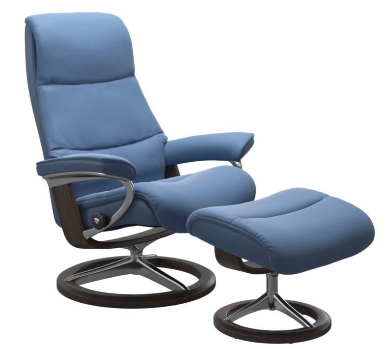 Stressless View Recliner with Ottoman