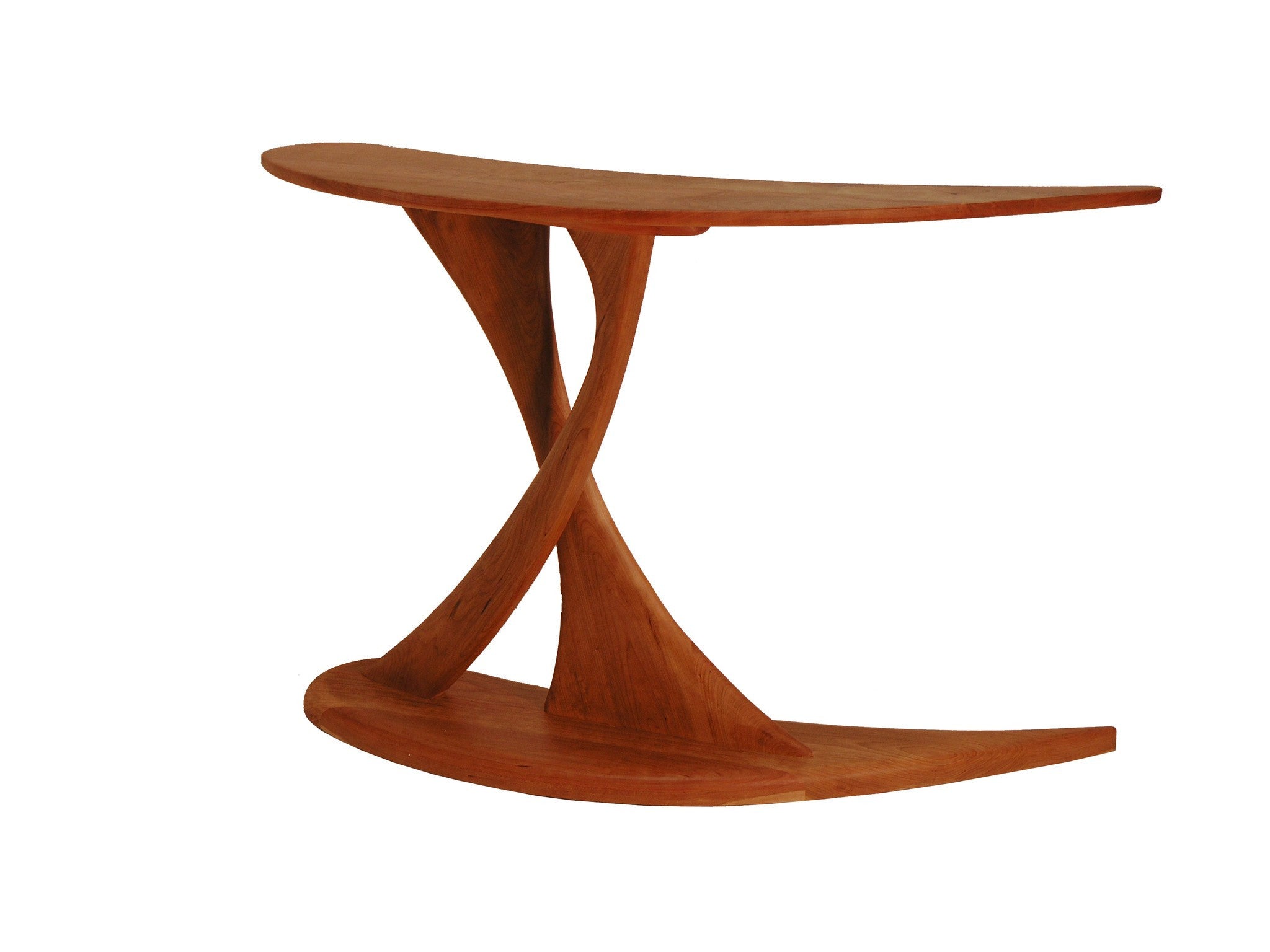 Cantilever Console Table made of Cherry Wood