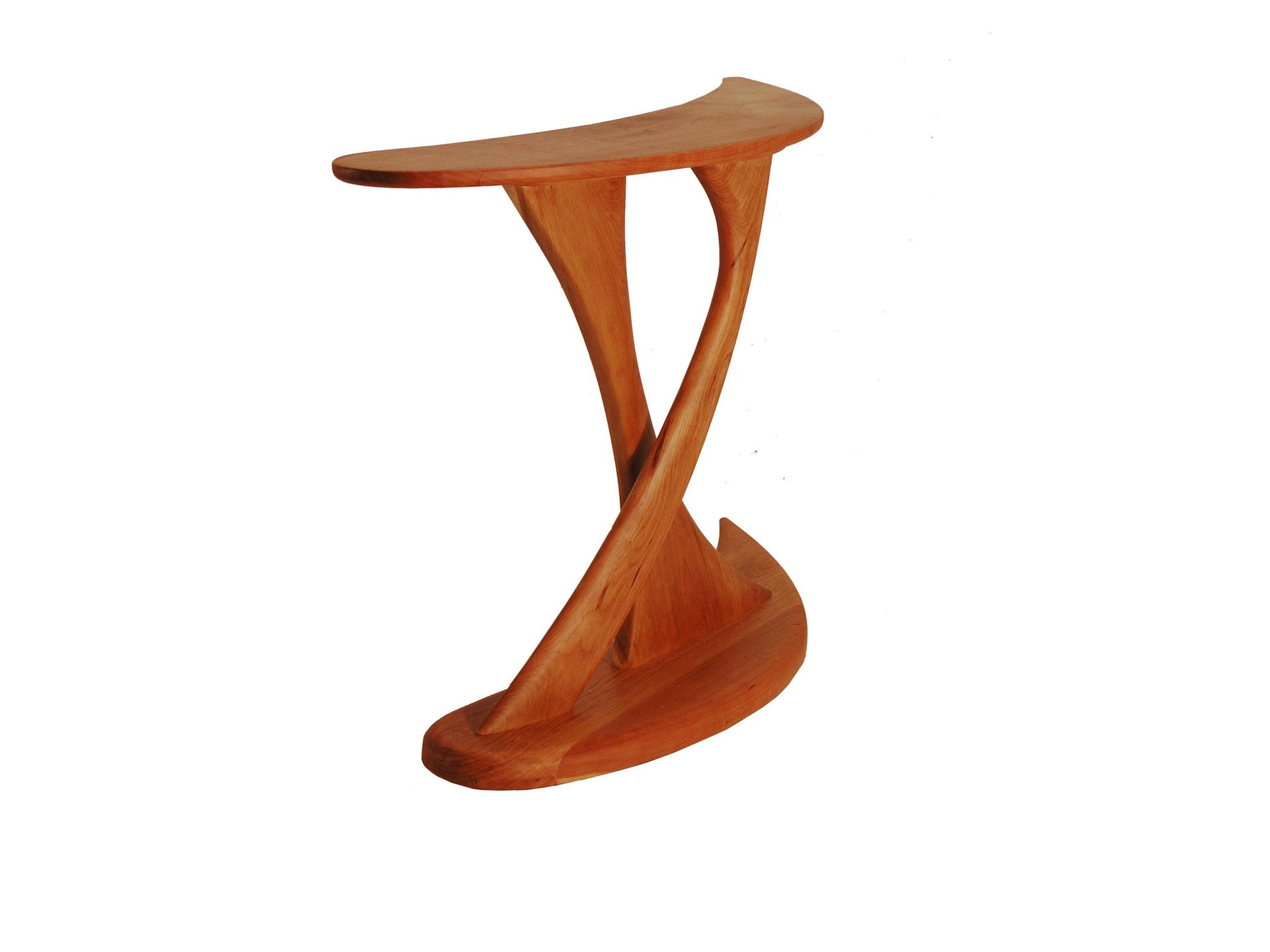 Cantilever Console Table made of Cherry Wood