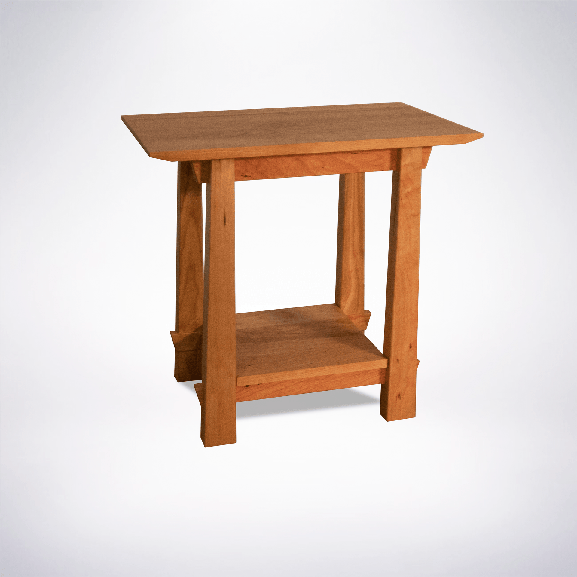 Enso Table Solid Wood Handmade Organic