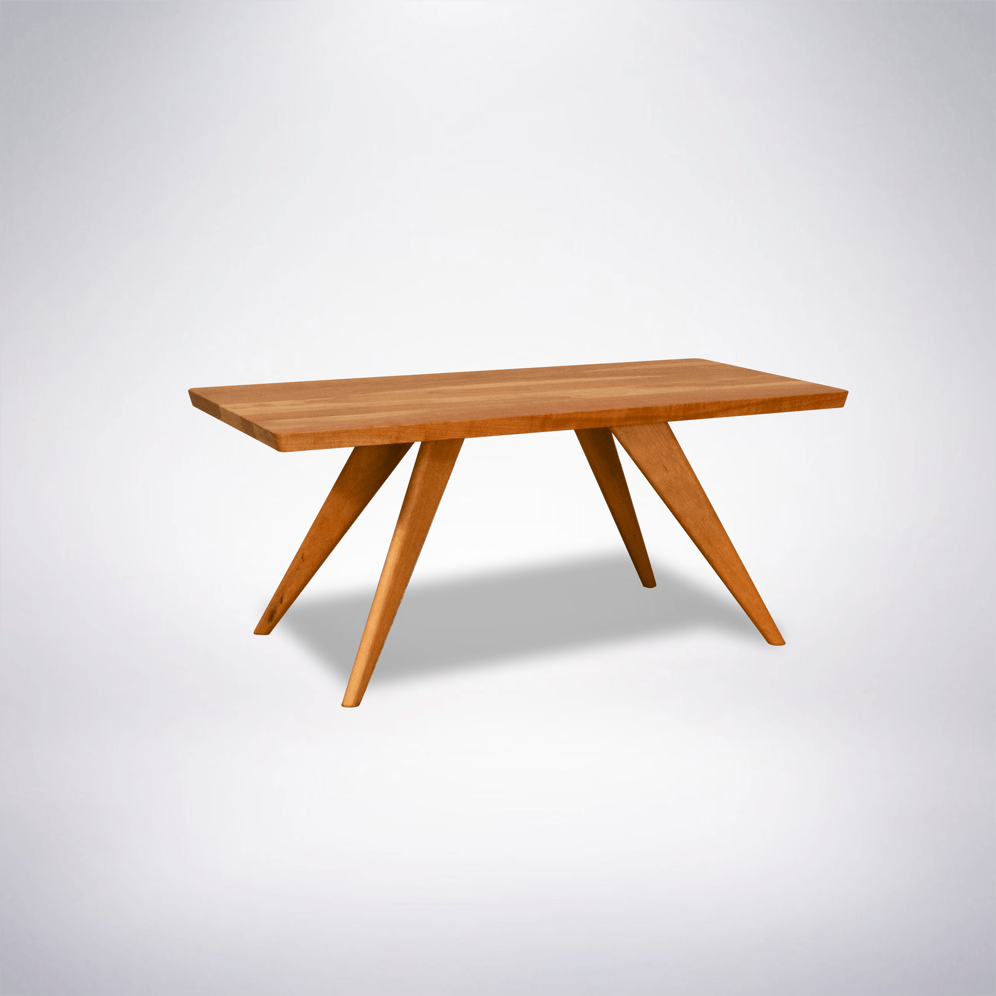 40 x 20 in cherry wood coffee table