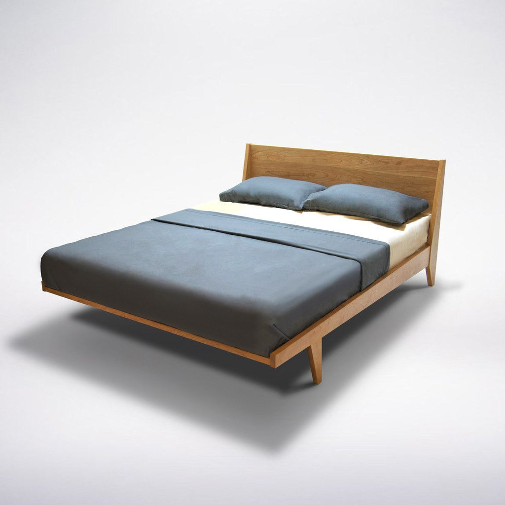 Modern Platform Bed - 100% Solid Wood - Crafted in Columbus, Ohio