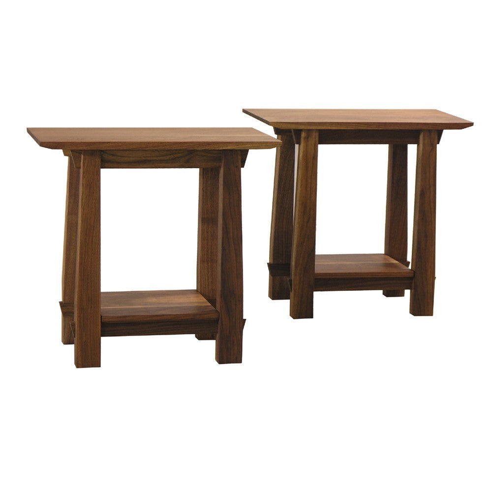 Enso Side Table In Black Walnut Wood