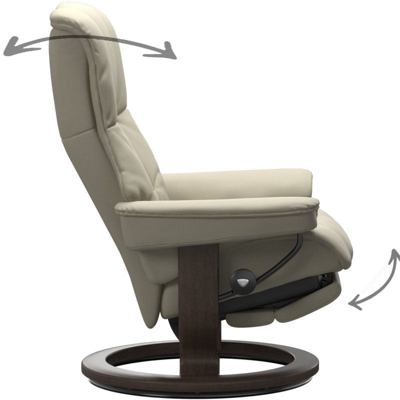 Stressless Sunrise Recliner with Ottoman