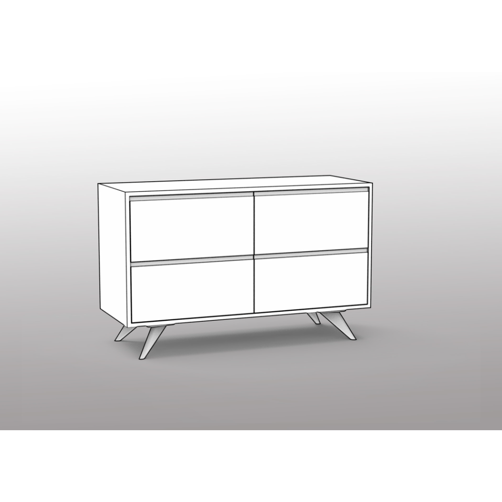Customizable Modern Dresser: 2 Column / 2 Row - Customer's Product with price 5385.27